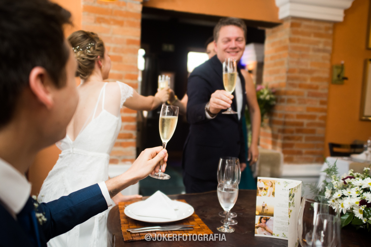brinde dos noivos