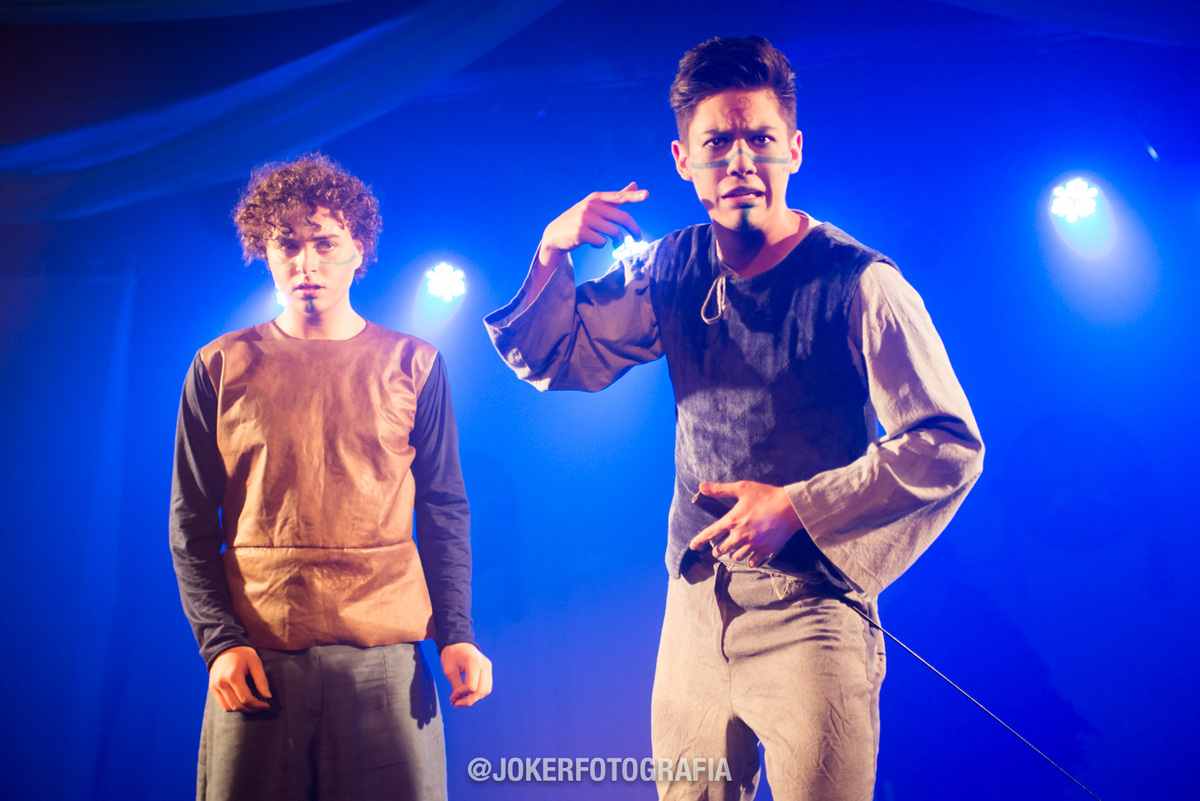 aula de teatro em curitiba cena hum george sada e humberto gomes