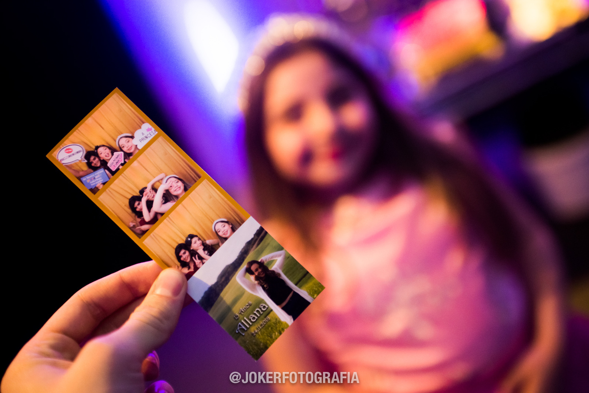 cabine fotográfica para 15 anos