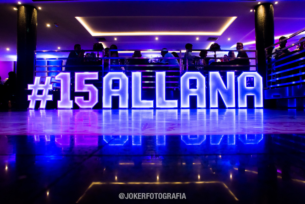 #15 letras iluminadas mdf gigante para festa de 15 anos com lampada led