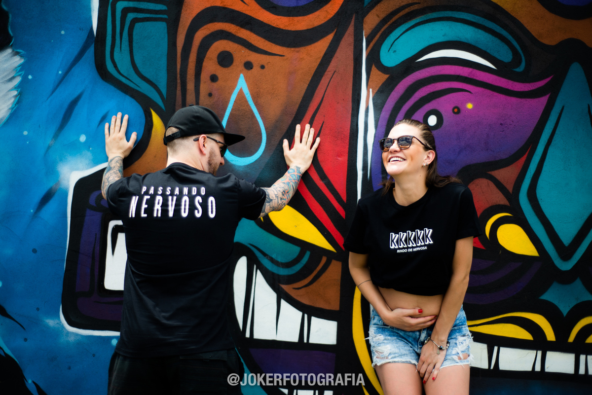 fotos divertidas de ensaio de gestante curitiba