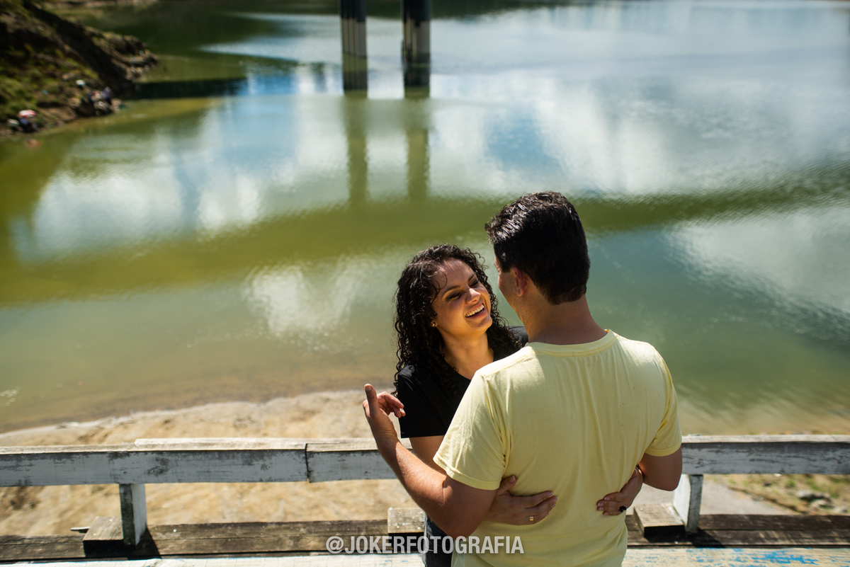 ensaio de casal na represa do capivari
