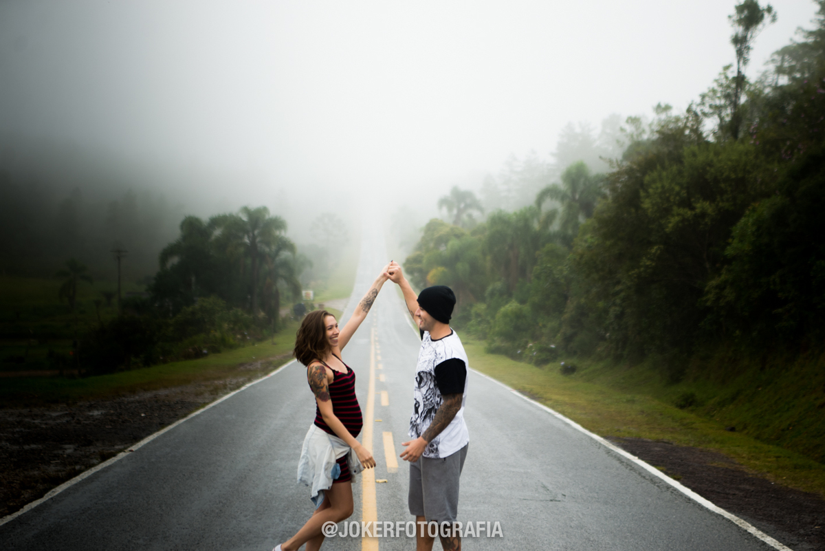 ensaio de gestante diferente em local inusitado