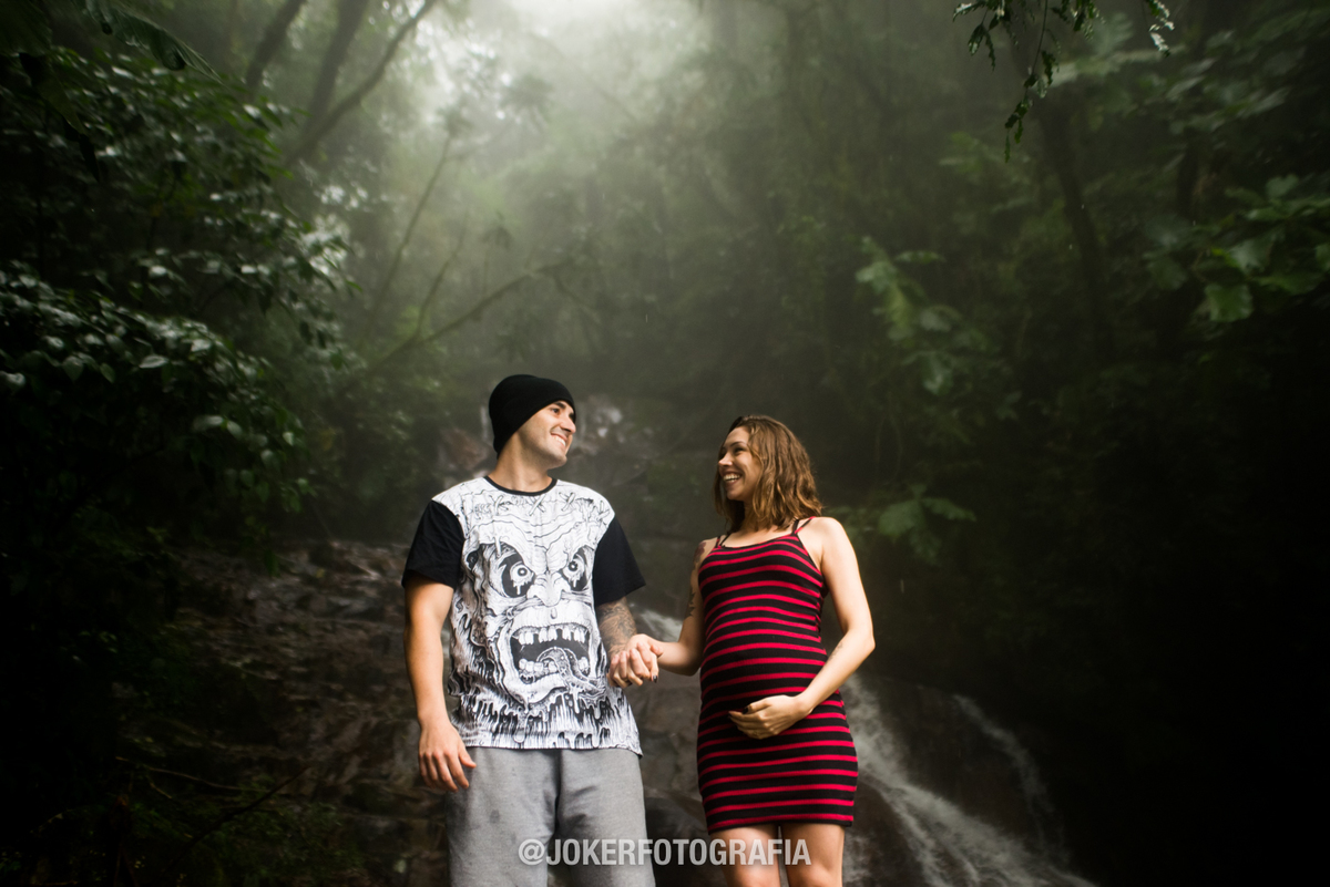 ensaio de gestante casal jovem