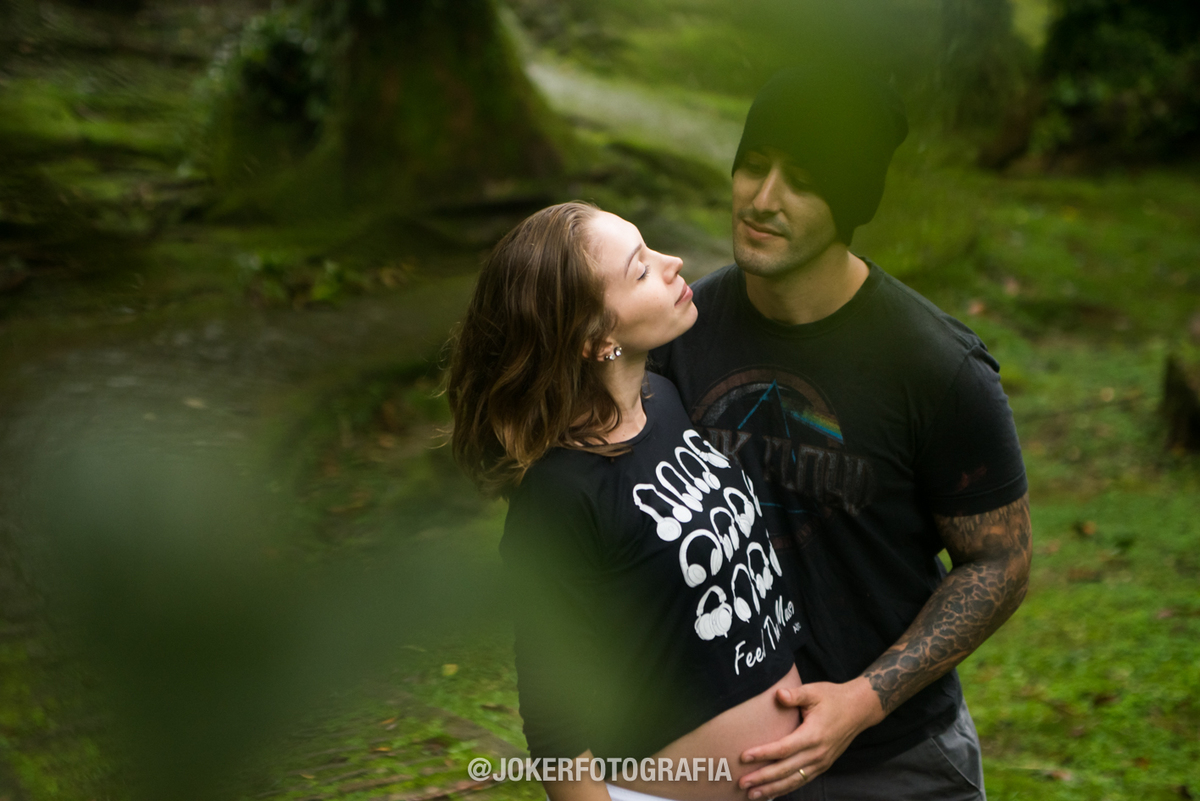 ensaio de gestante casal jovem