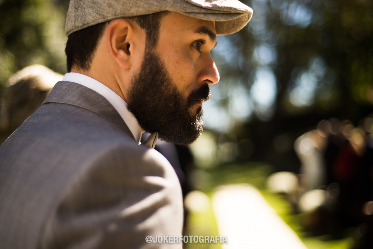 noivo de boina para casamento de dia