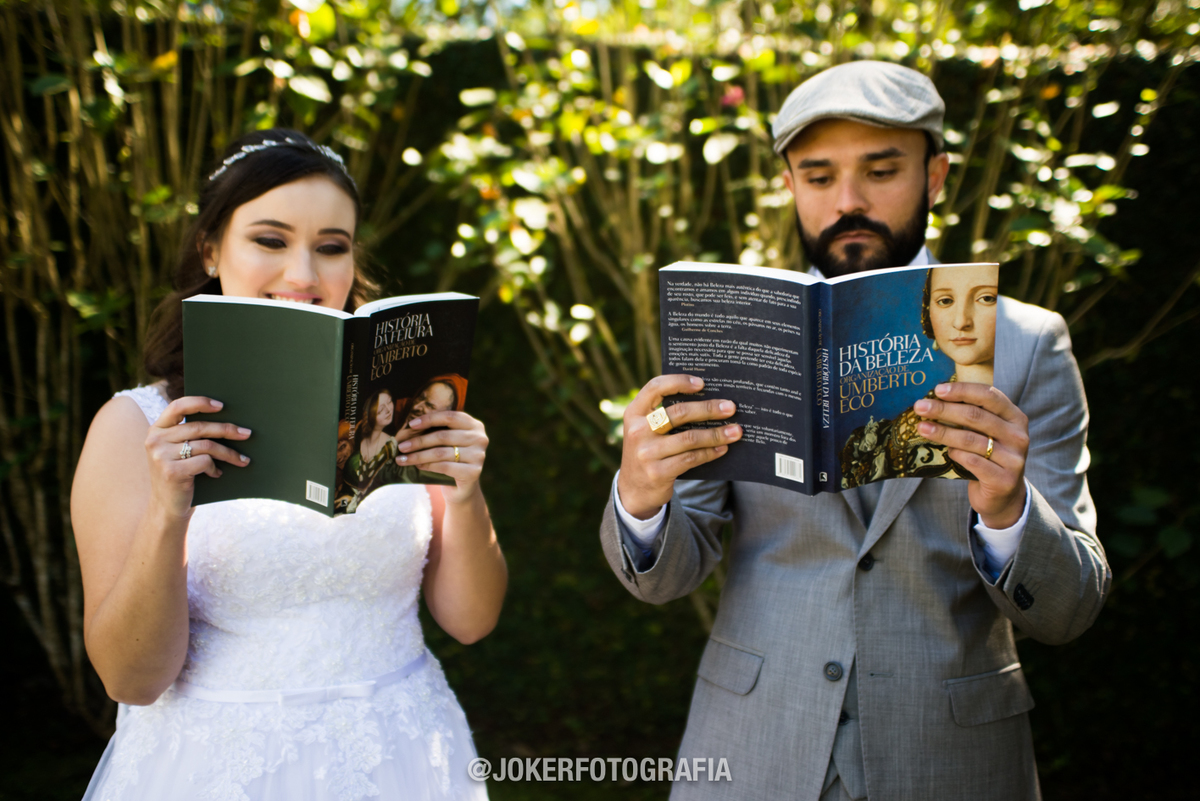 noivos que gostam de literatura