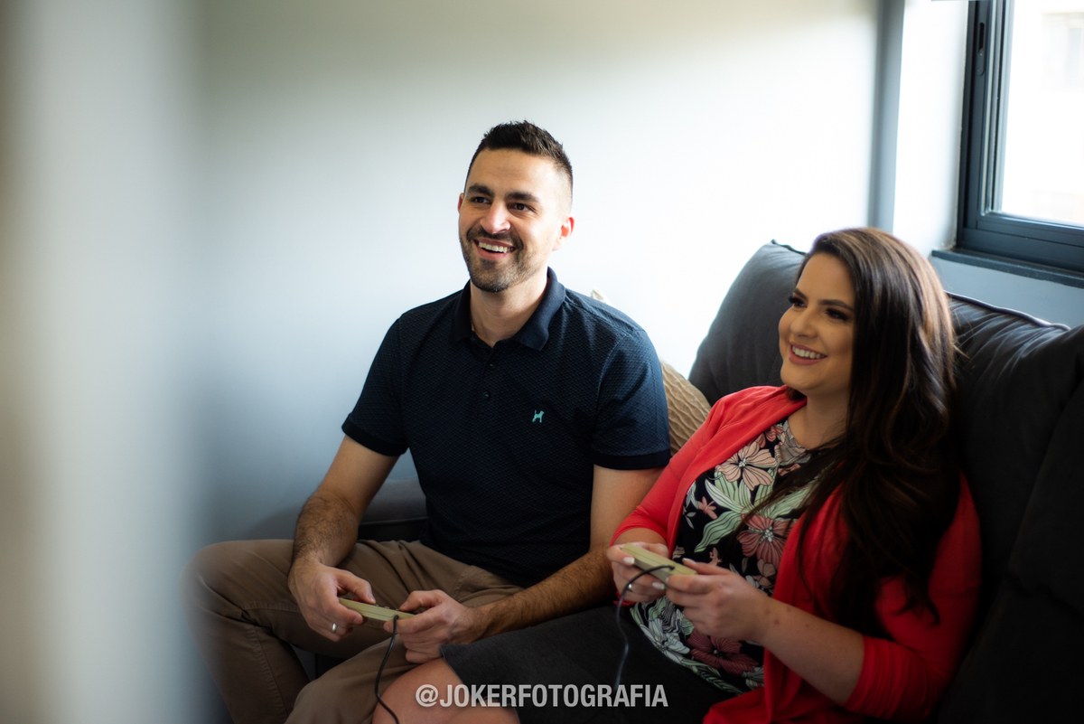 ensaio jogando videogame