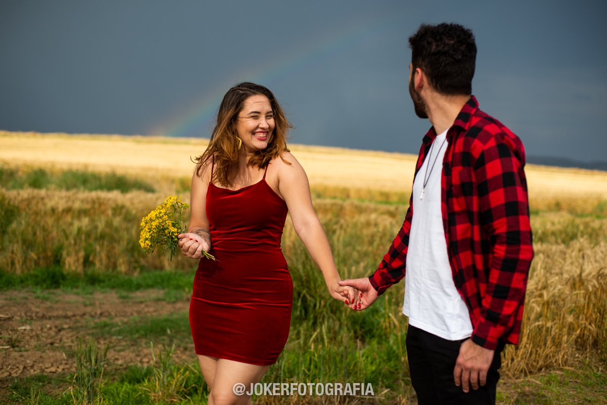 aproveitando o campo durante ensaio