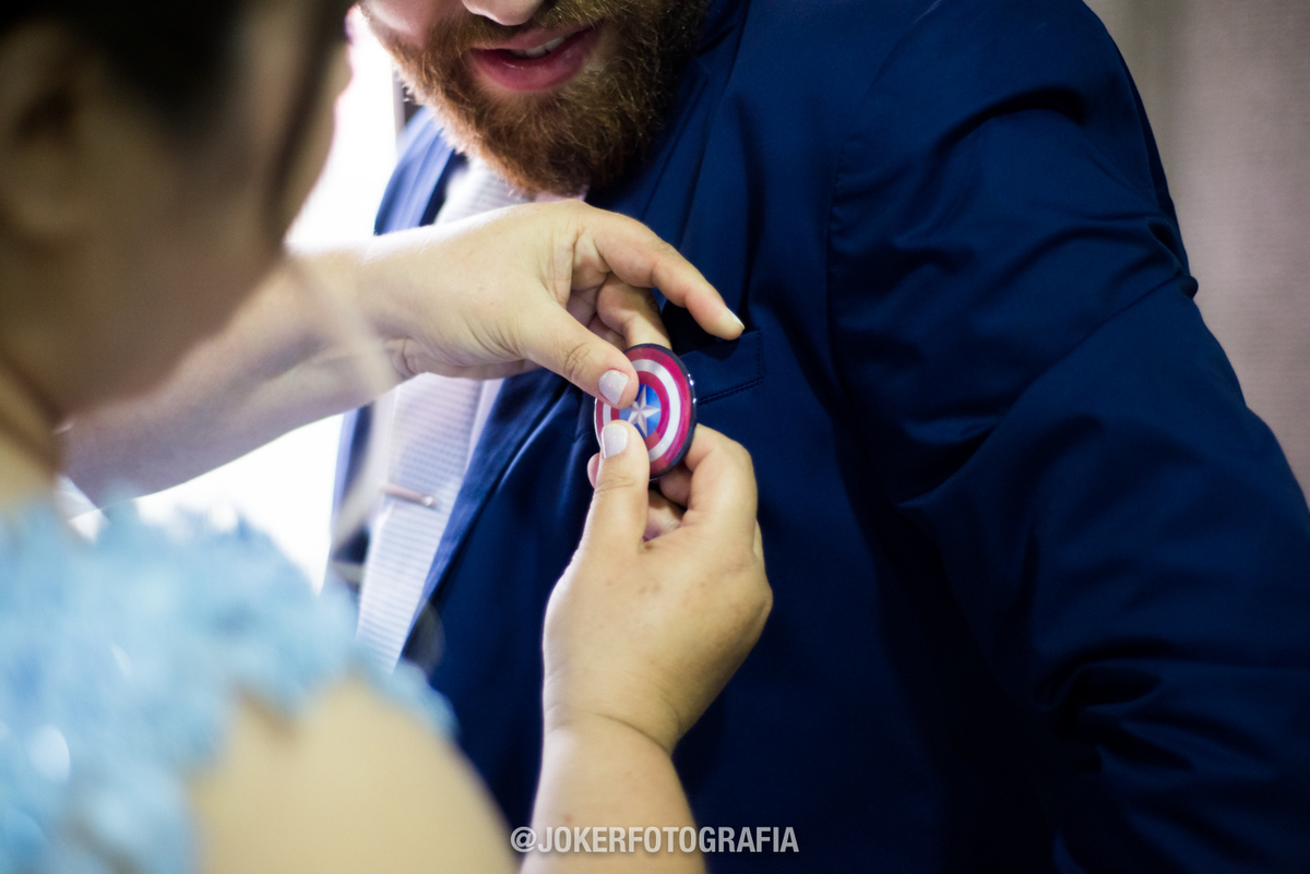 noivo capitão america casamento temático marvel
