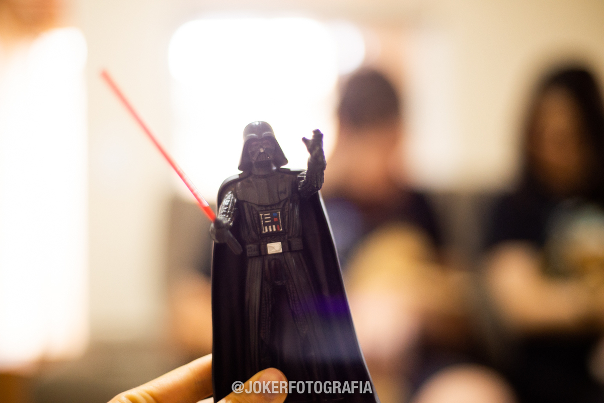 Darth vader casal nerd decoração da casa e coleção de bonecos para casa nova