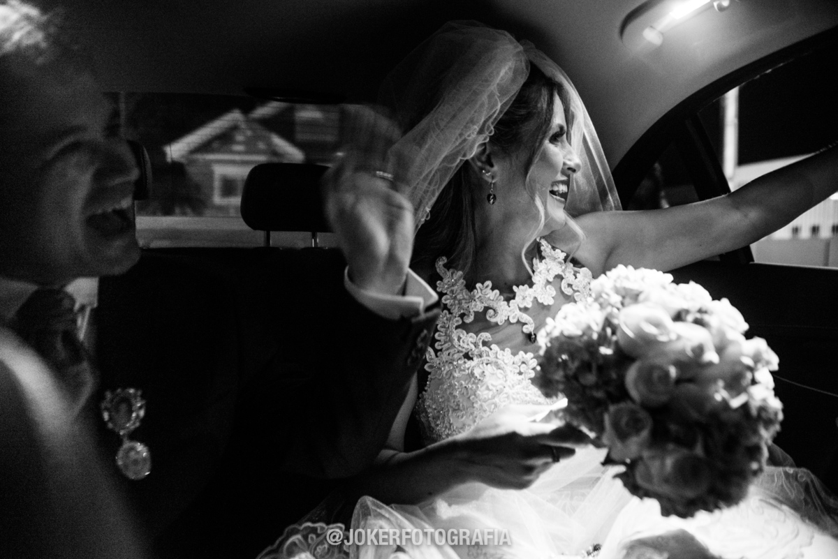 uber black como carro dos noivos para o casamento