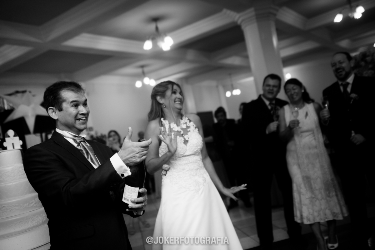 brinde dos noivos do casamento