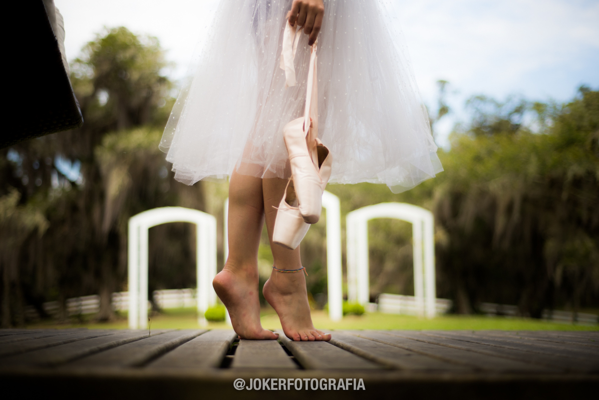 ensaio de XV anos debutante é bailarina