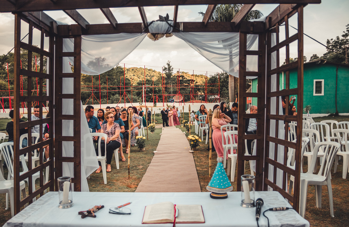 cerimônia de casamento - Deise e Alexandre