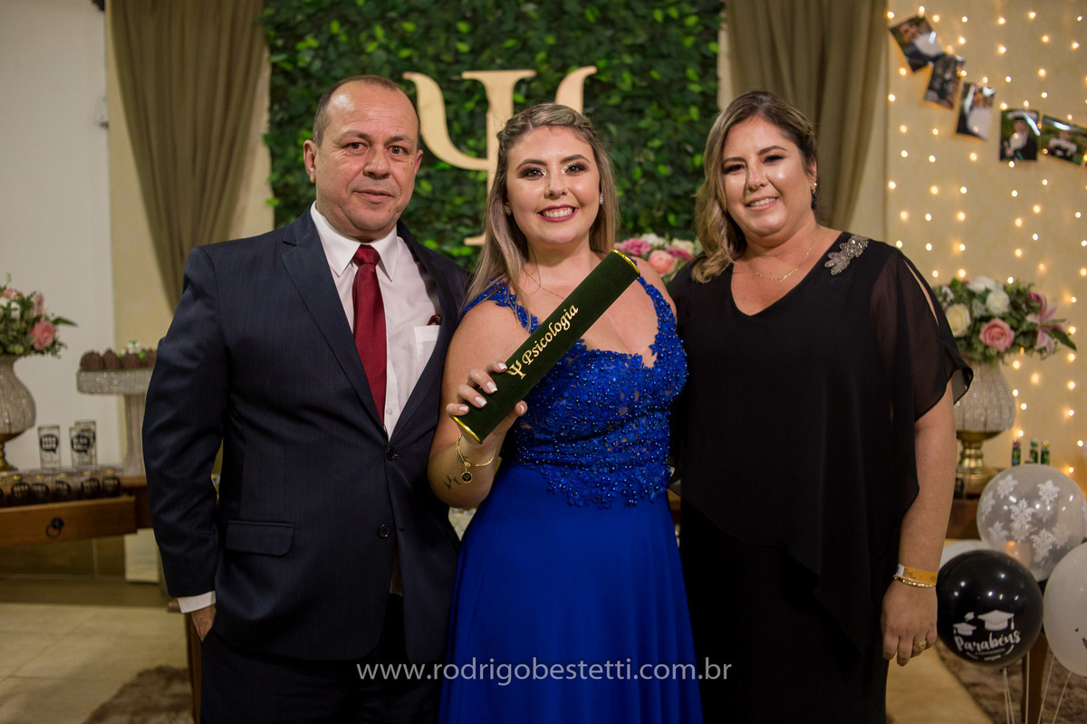 vestido de formatura psicologia