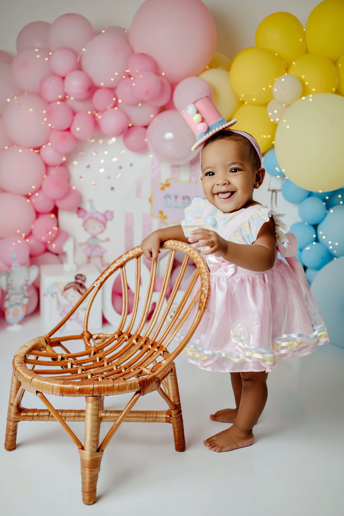 Smash the cake bh circo rosa estúdio aline araujo fotografia