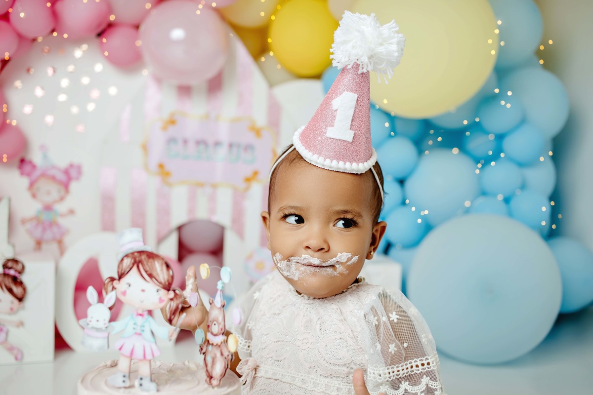 Smash the cake bh circo rosa estúdio aline araujo fotografia