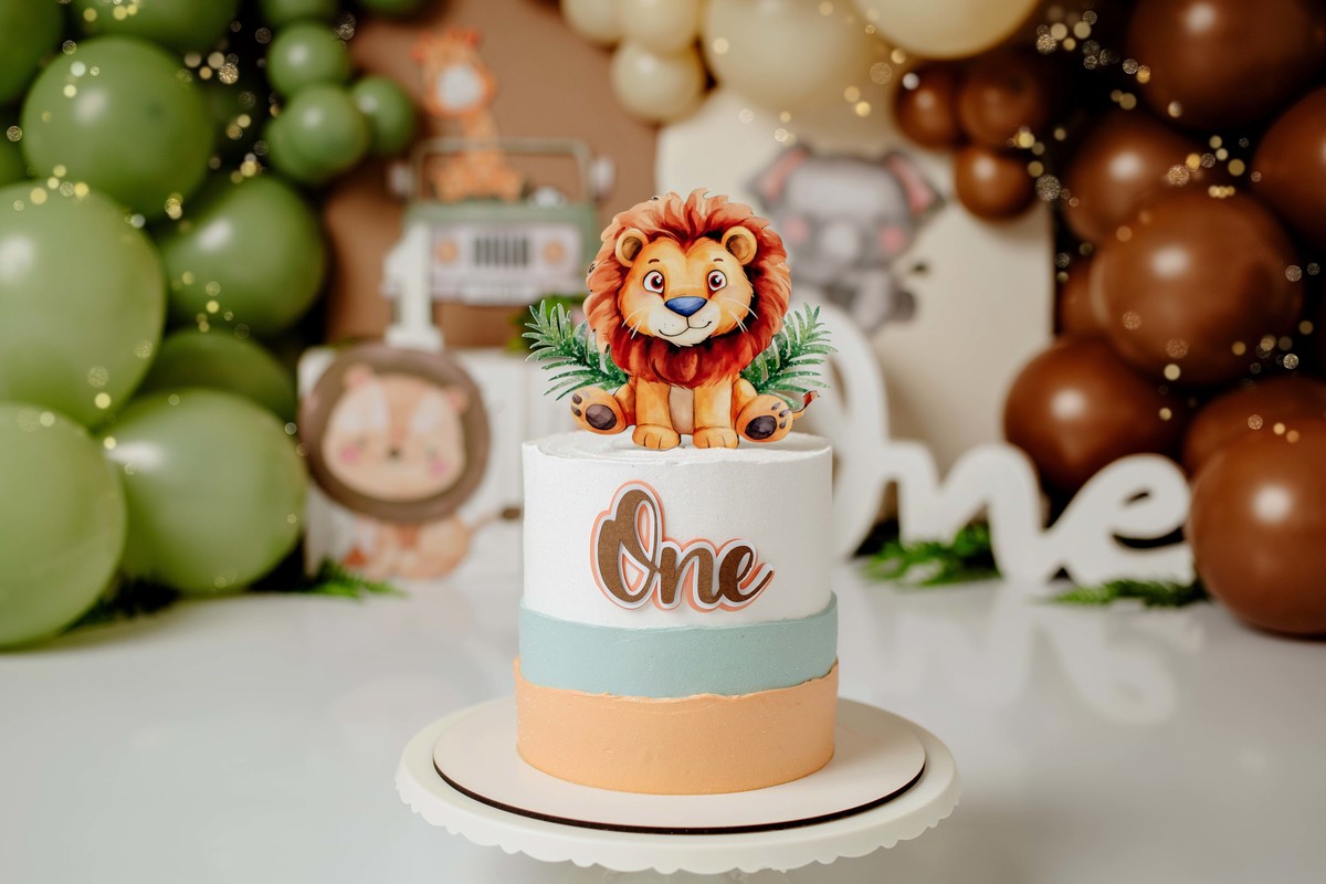 Smash the cake Safari estúdio Aline Araújo Fotografia Belo Horizonte MG