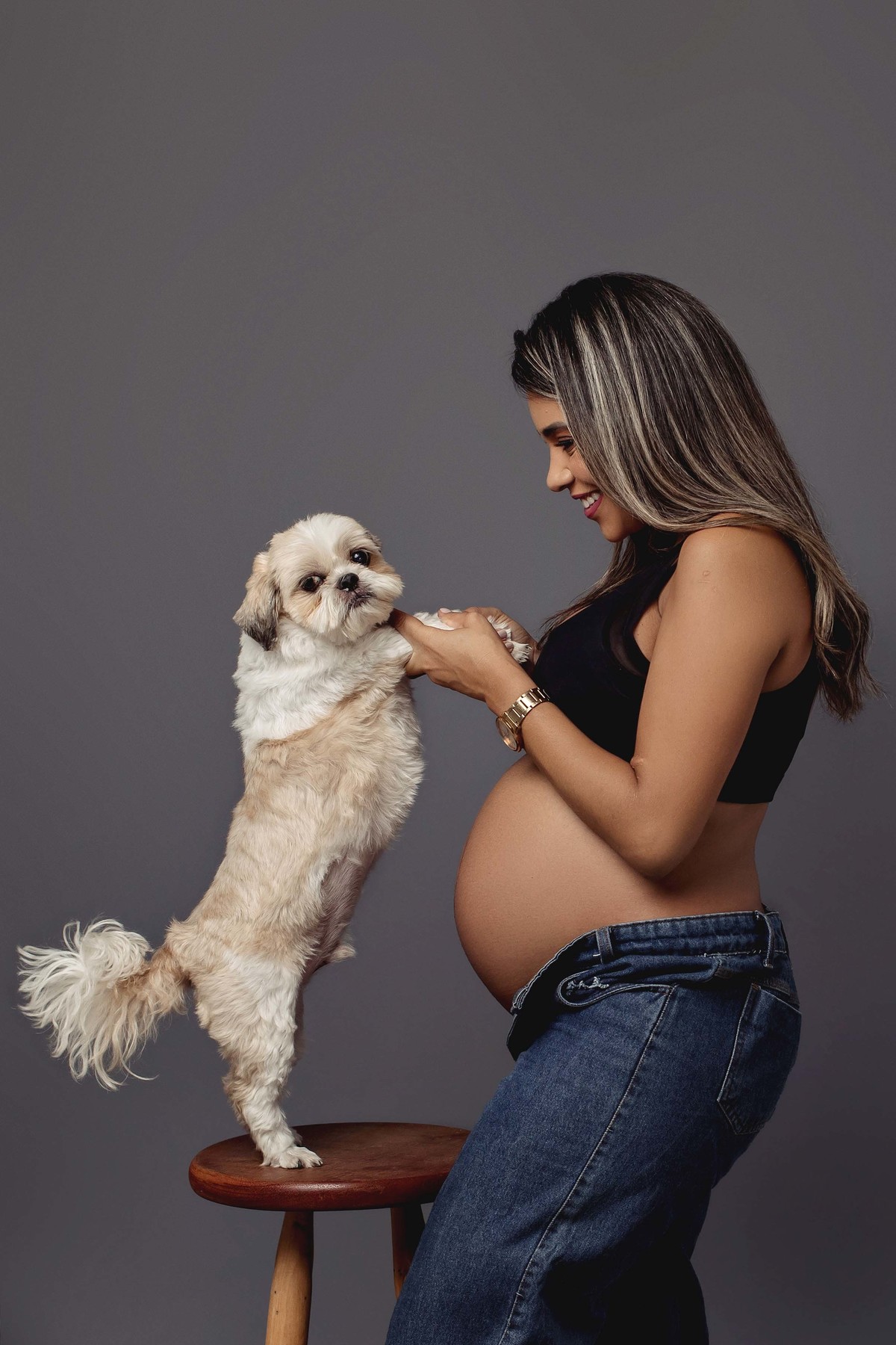 Ensaio de gestante em Belo Horizonte MG estúdio Aline Araújo Fotografia Pampulha 