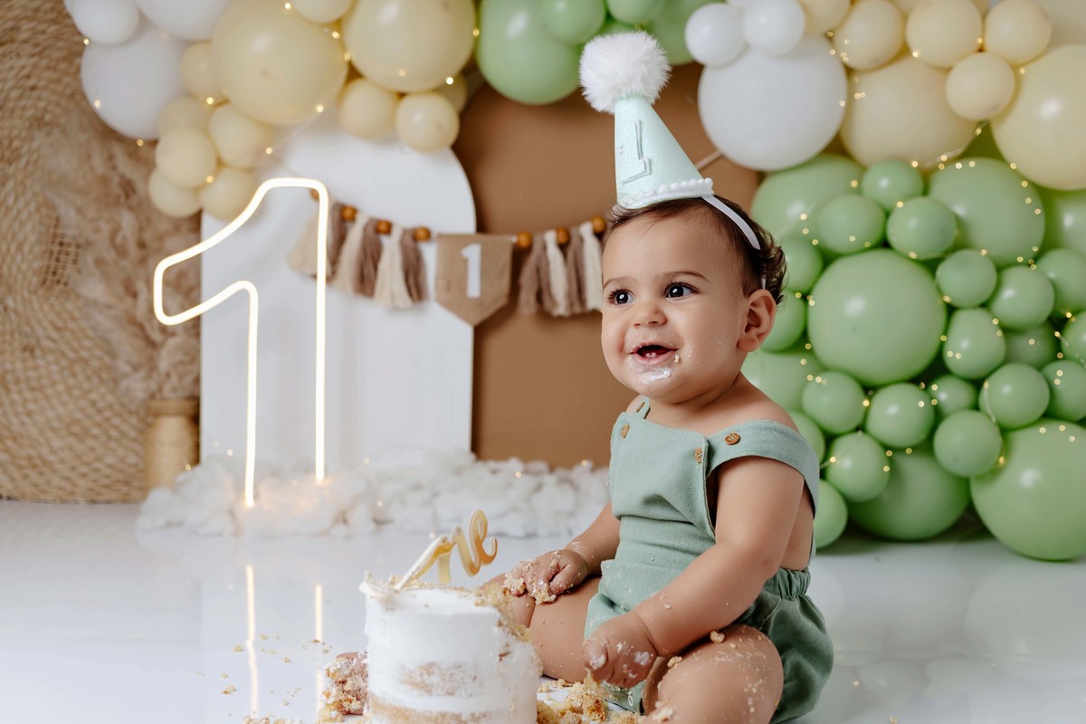 Smash the Cake boho kids estúdio Aline Araújo Fotografia BH