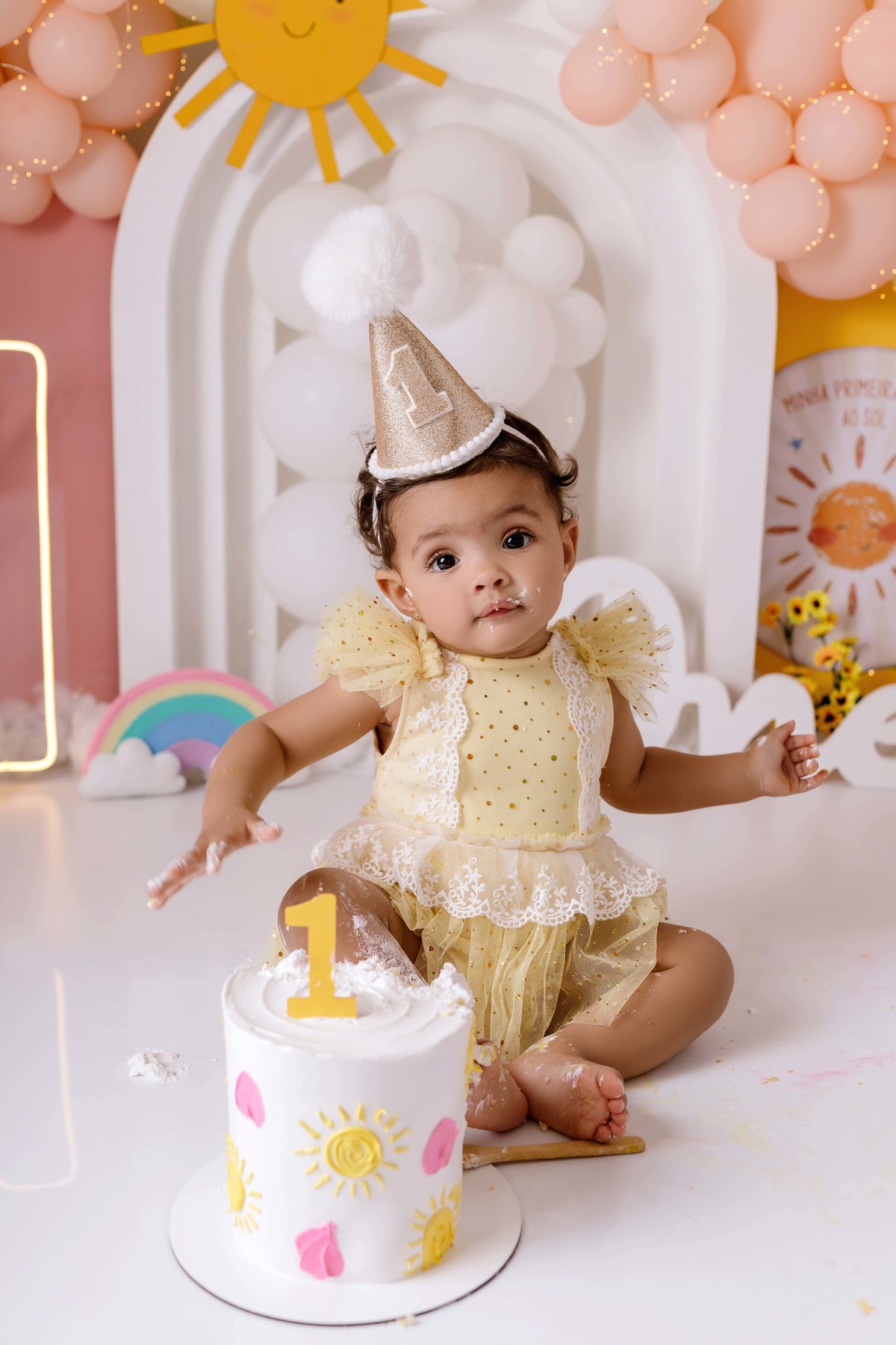 Smash the Cake baby primeira volta ao sol Aline Araújo 