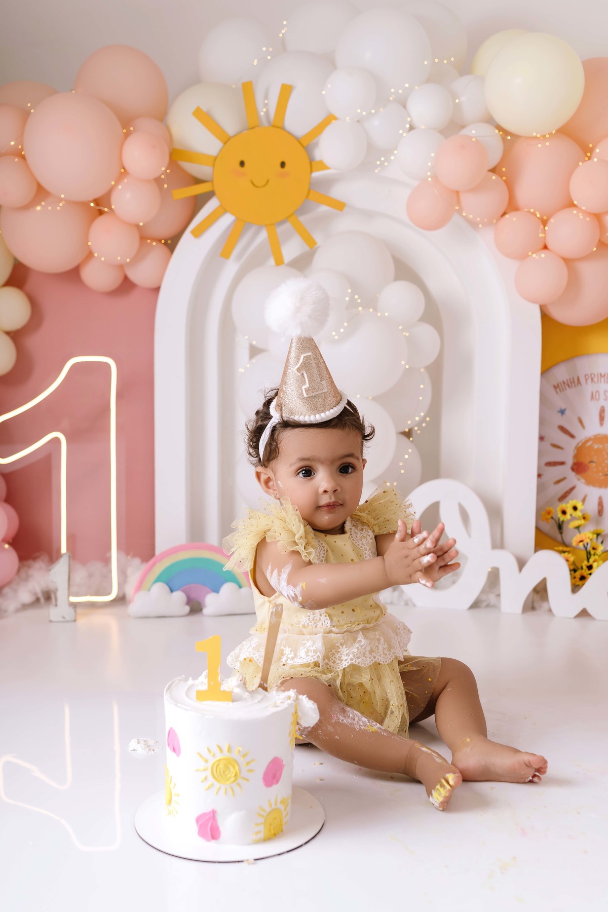 Smash the Cake baby primeira volta ao sol Aline Araújo 