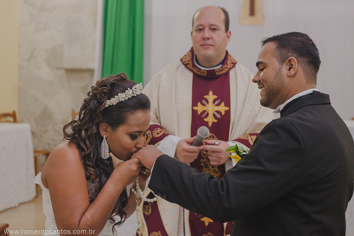 O fotografo Romerito Santos Esteve fotografando o casamento de gisele e lucas na cidade de presidente epitácio - sp
