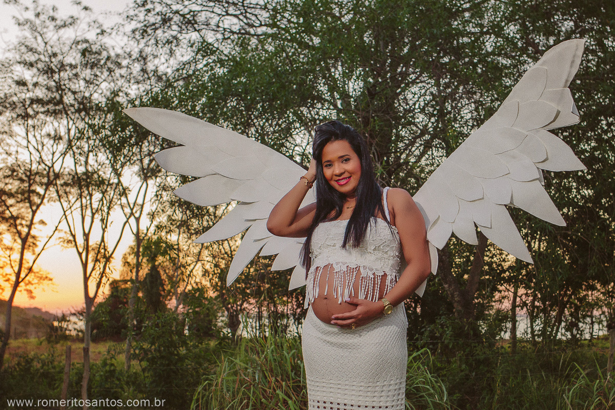 Ensaio da mamãe thais da espera da pequenina Elisa fotografado pelo o fotógrafo Romerito Santo