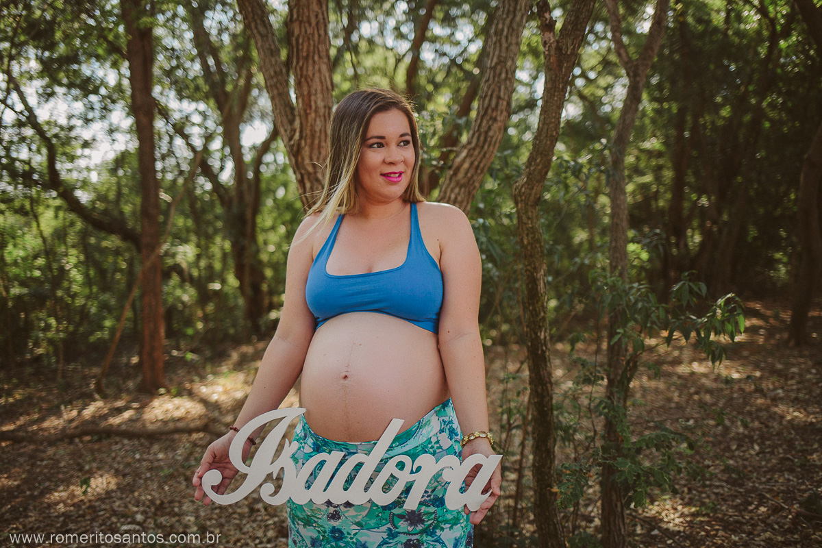 Ensaio fotográfico realizado na cidade de Presidente Epitácio - SP, pelo o fotógrafo Romerito Santos. Com a mamãe Renata, na doce espera da pequenina Isadora.