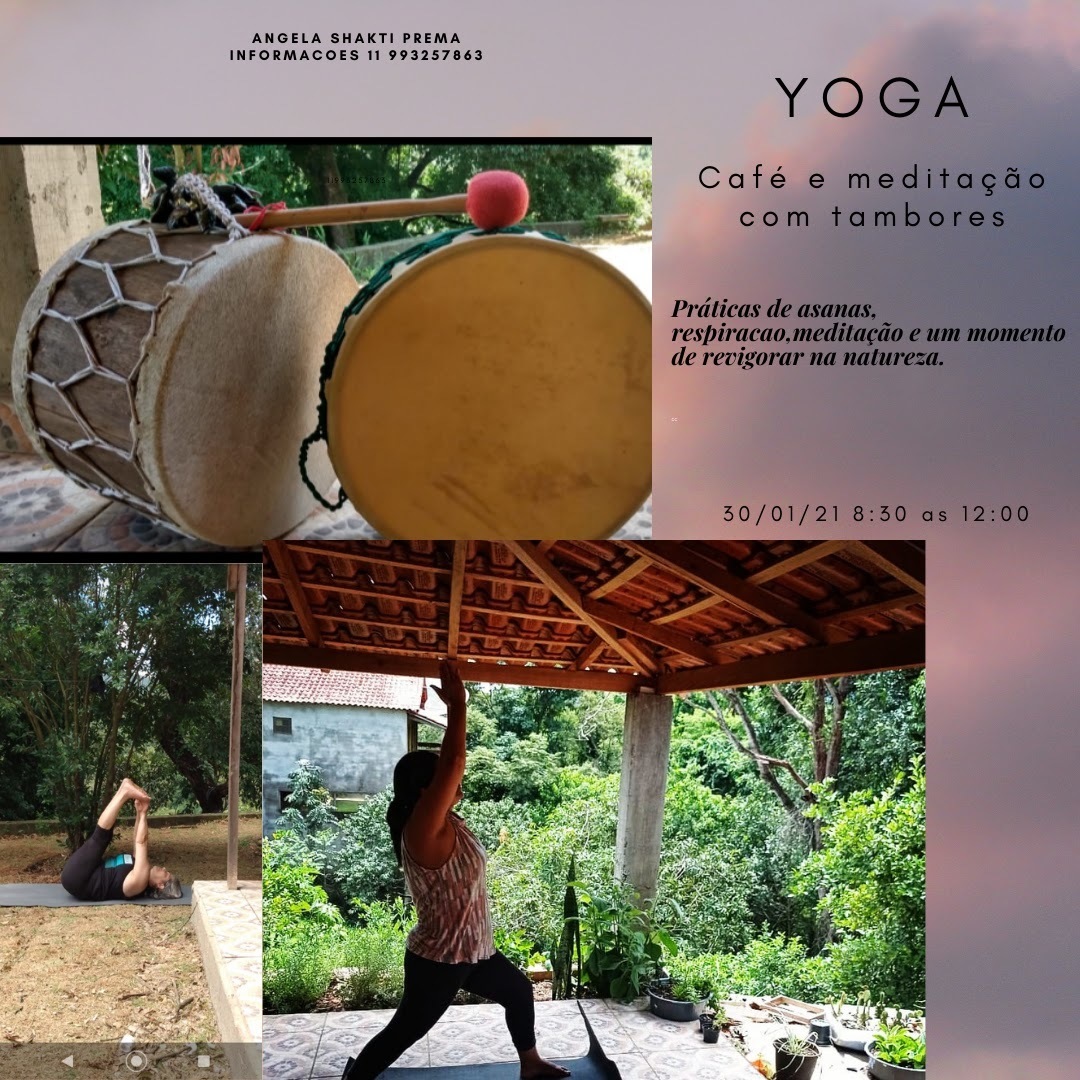 Meditação e Yoga ao som do Tambor