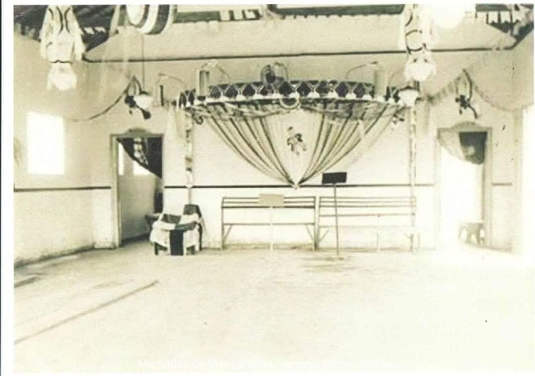 Interior do antigo Clube 26 de julho em Itacuruçá na década de 60