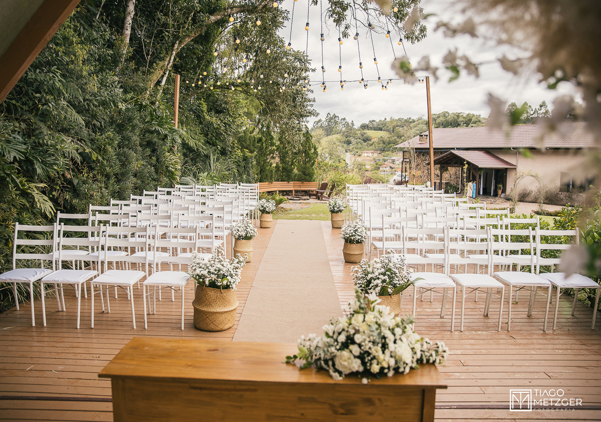 Casamento ao ar livre Garden Eventos Agrolândia
