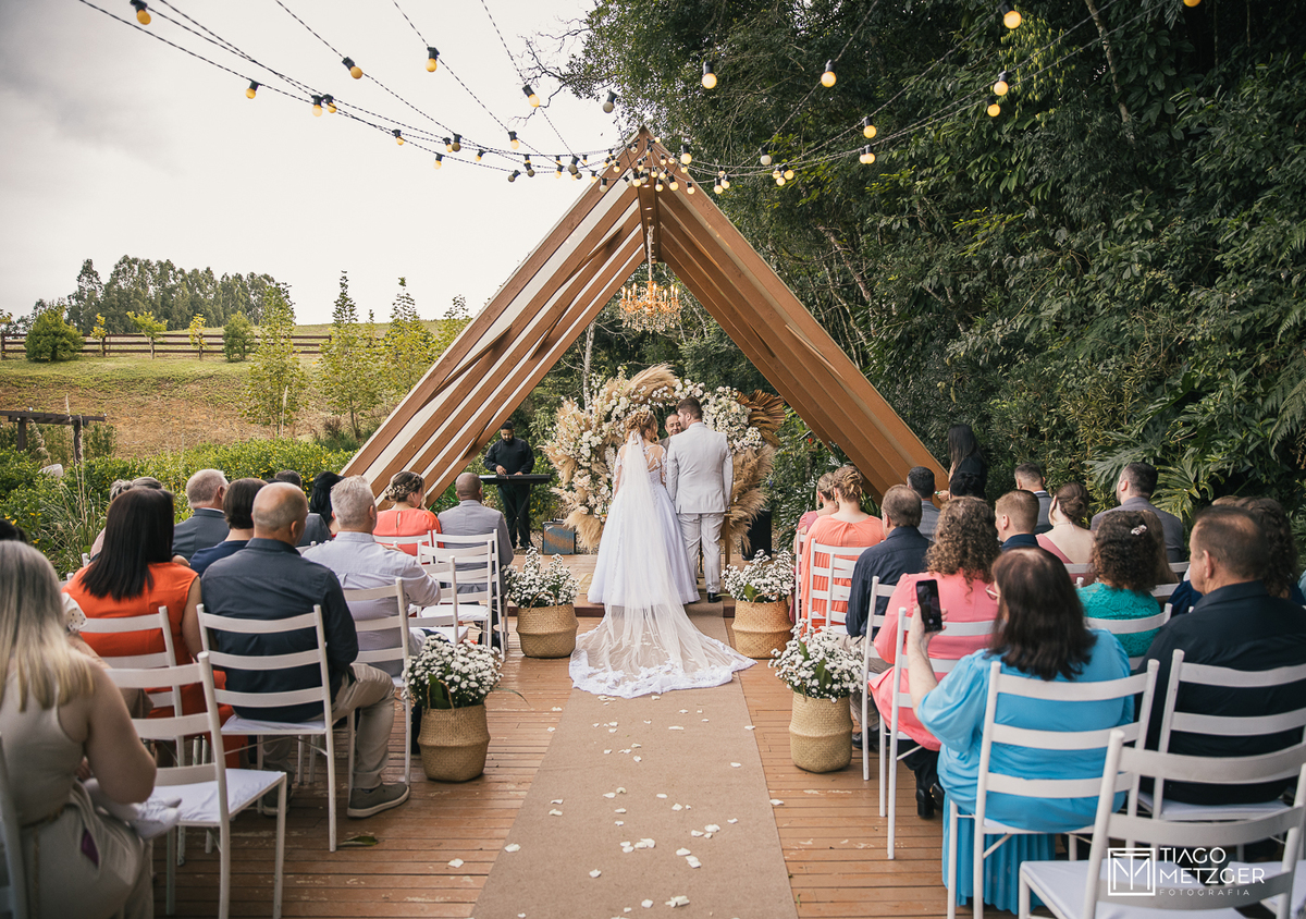 Casamento ao ar livre Garden Eventos Agrolândia