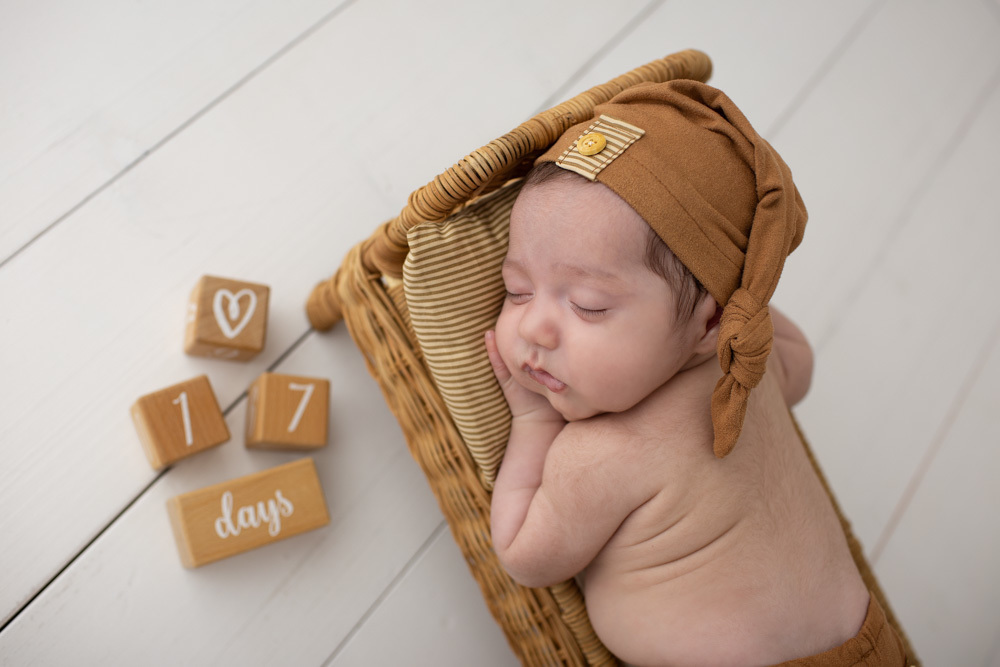 fotografia de recem nascido Newborn em funchal ilha da madeira estúdio valquiria abreu