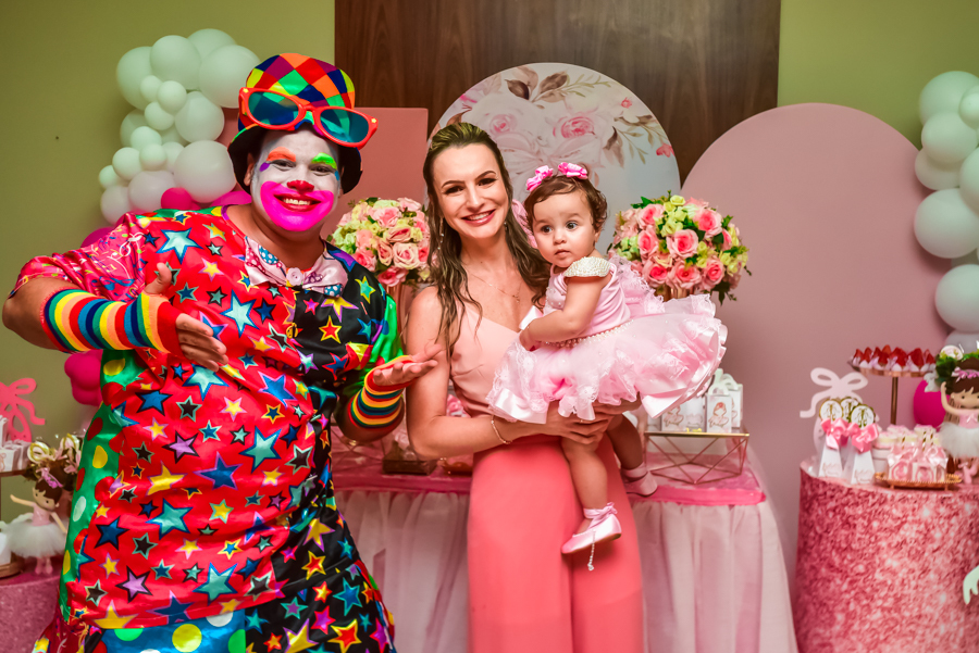 foto do recreador com aniversáriante