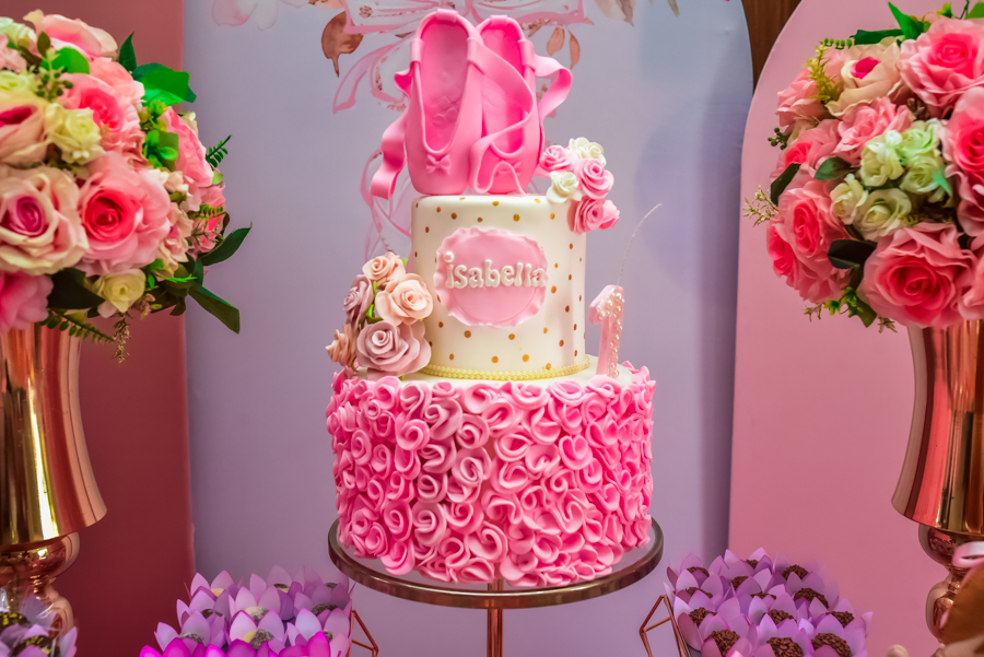 bolo do aniversário infatil de isabela