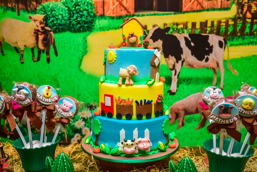 foto do bolo de aniversario infantil de matheus