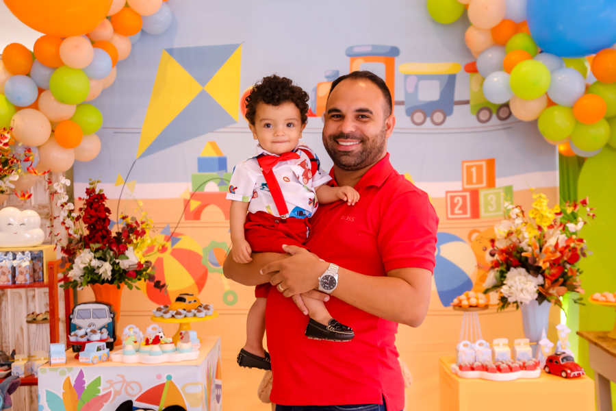 O painel criativo da festa de aniversário infantil 