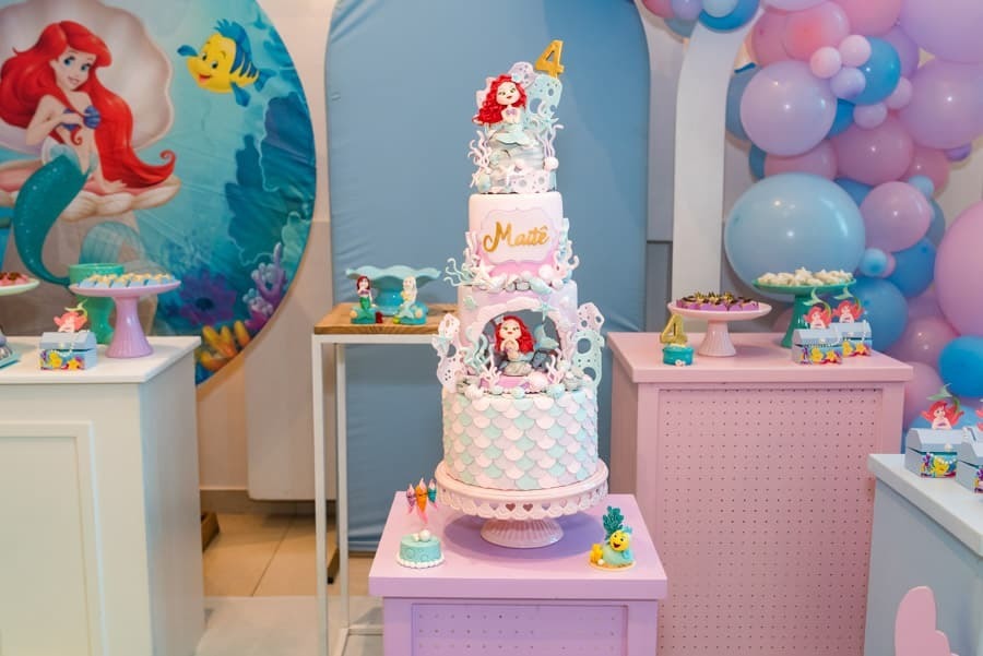 Aniversário-infantil-em-Salvador-com-tema-Ariel