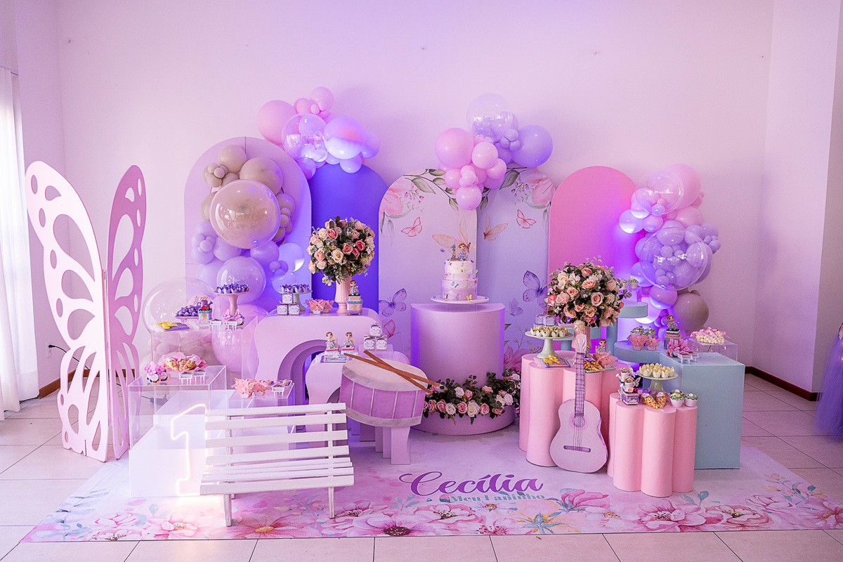 Vista geral da decoração 