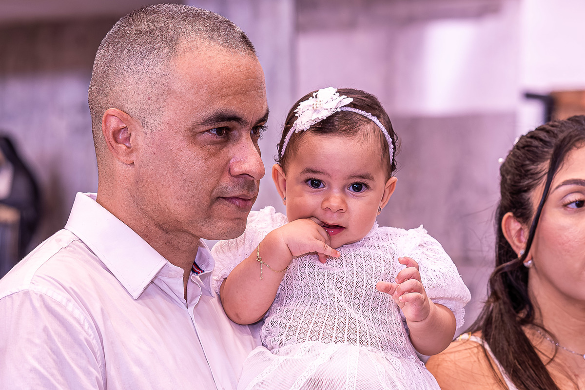 Batizado de Laura no Santuário de Irmã Dulce