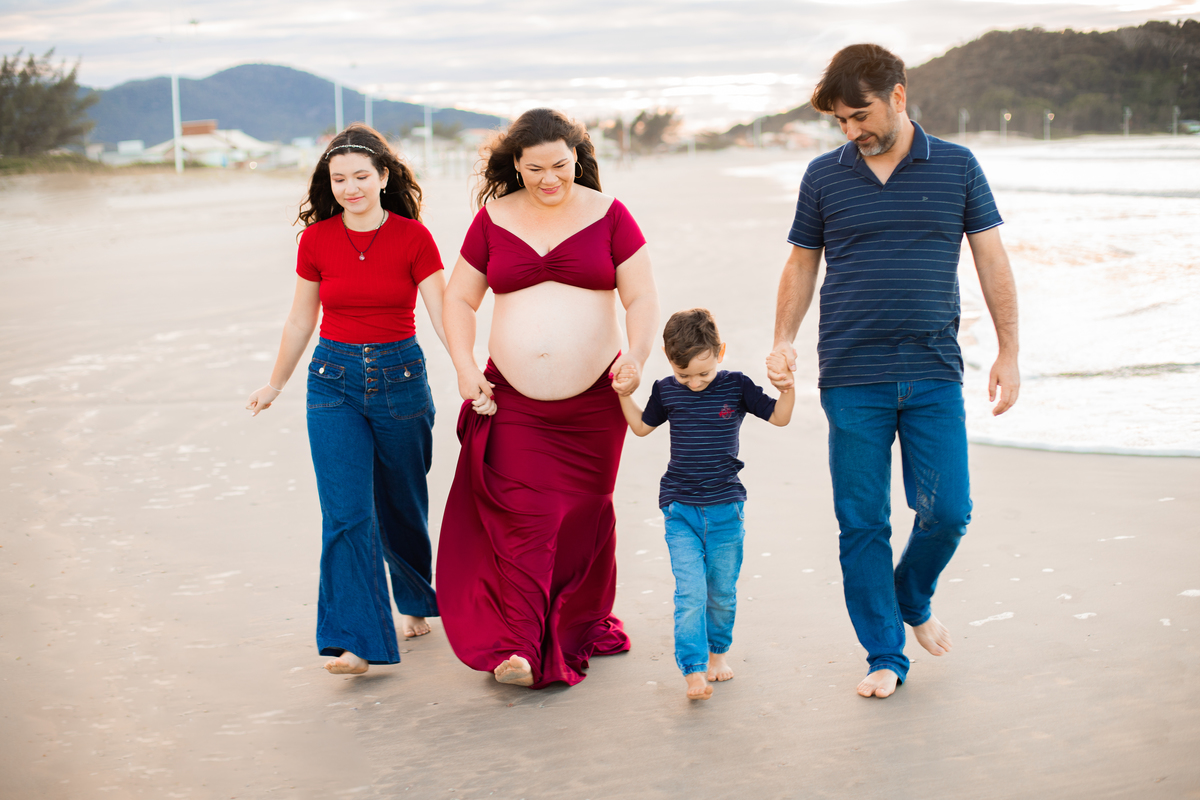 ensaio de gestante pinheira Palhoça