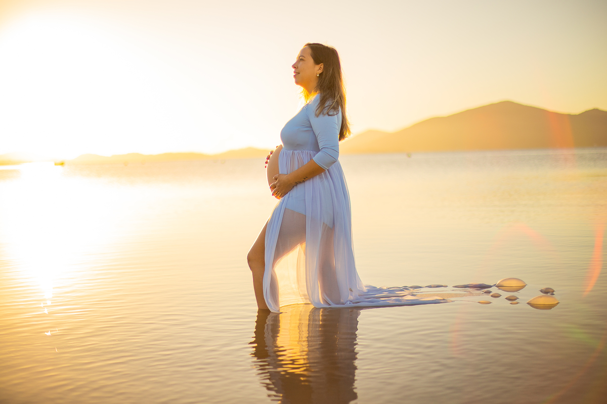 ensaio de gestante Palhoça 