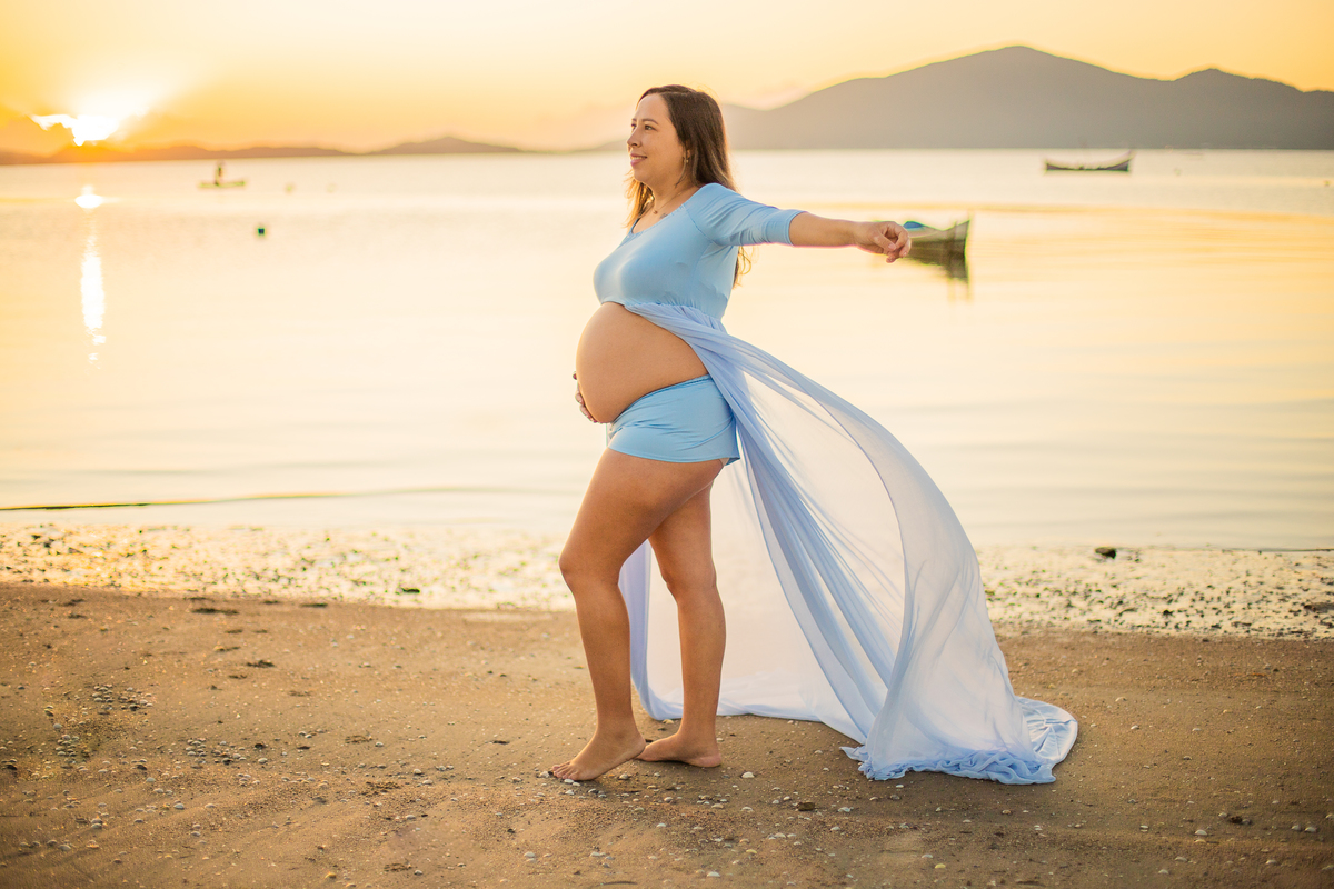 ensaio de gestante Palhoça 