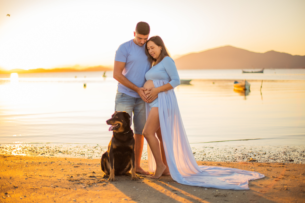 ensaio de gestante Palhoça 