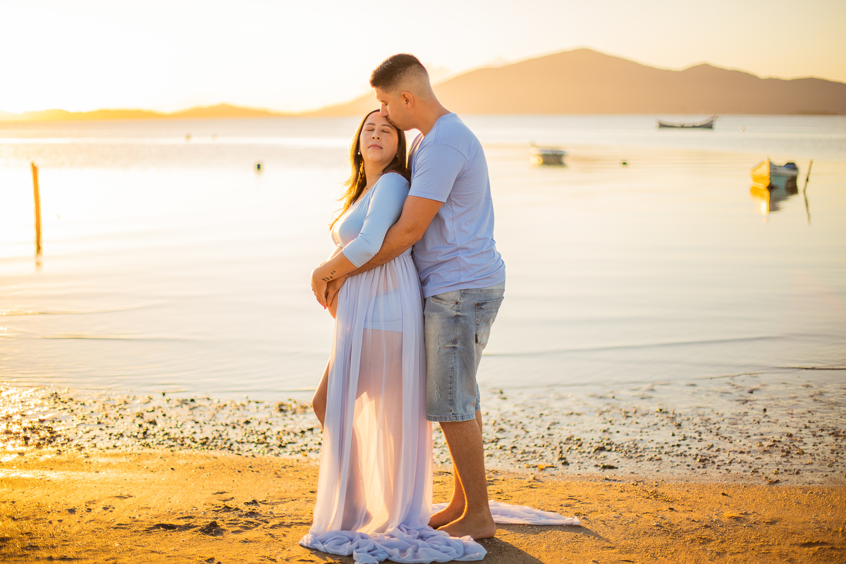 ensaio de gestante nascer do sol 