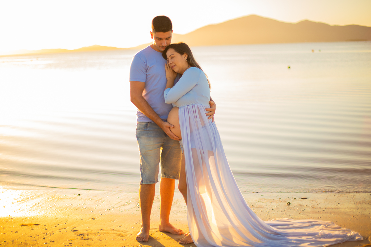 ensaio de gestante Palhoça 