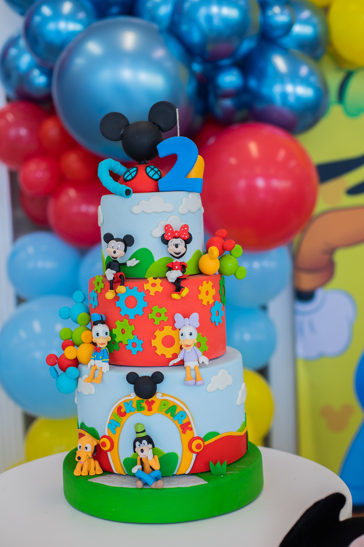 bolo de aniversario Mickey 