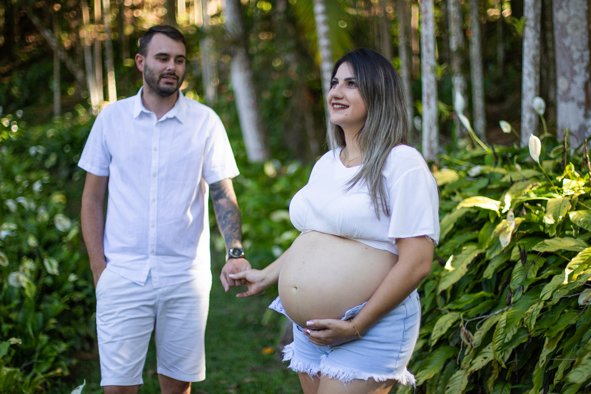 ensaio de gestante natureza